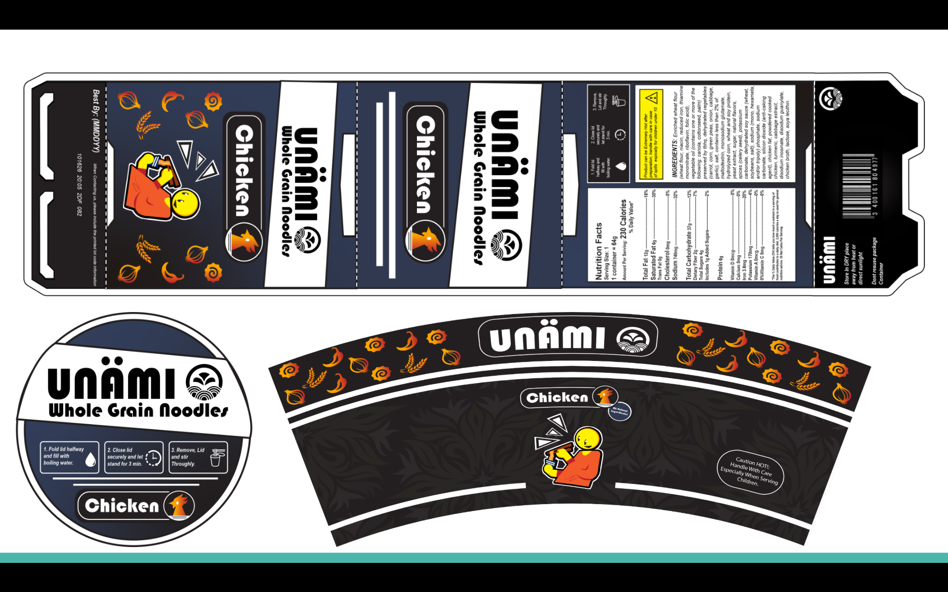 Emoji Noodle Packaging